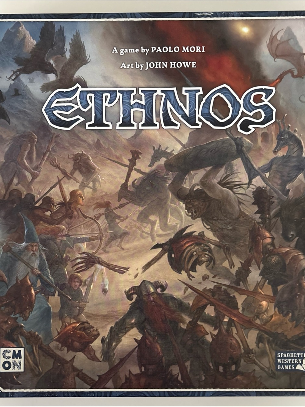 Ethnos Board Game First Edition by Paolo Mori - Fantasy Battle Artwork Complete